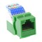 Bestlink Netware CAT5e Tool Less Keystone Jack- Green 101607GN - alternate 2
